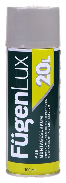 Піна монтажна Fugenlux 20 л (300 мл), аплікаторна трубка