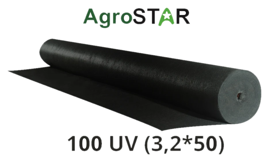 Агроволокно AgroStar 100 UV чорне, 3,2×50 м