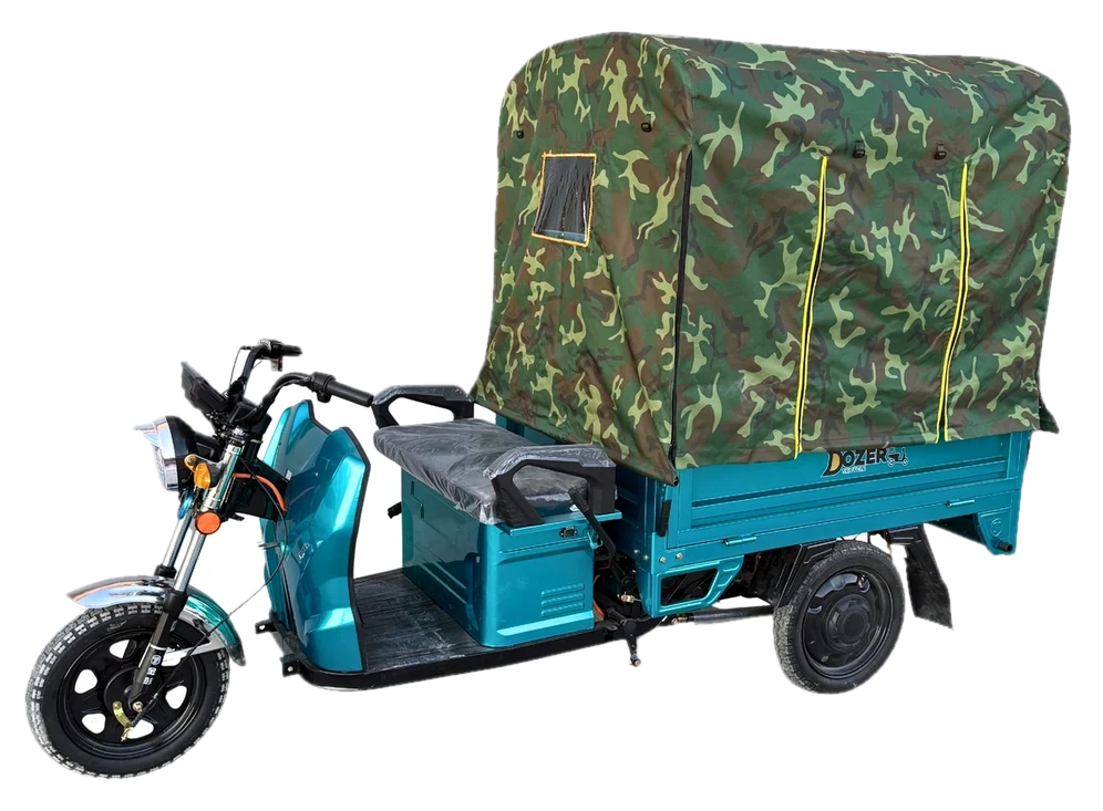 Тент для кузова вантажного електротрицикла DOZER, 1,3×1,1 м