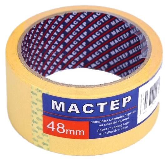 Стрічка малярна Майстер жовта 48 мм, 20 м