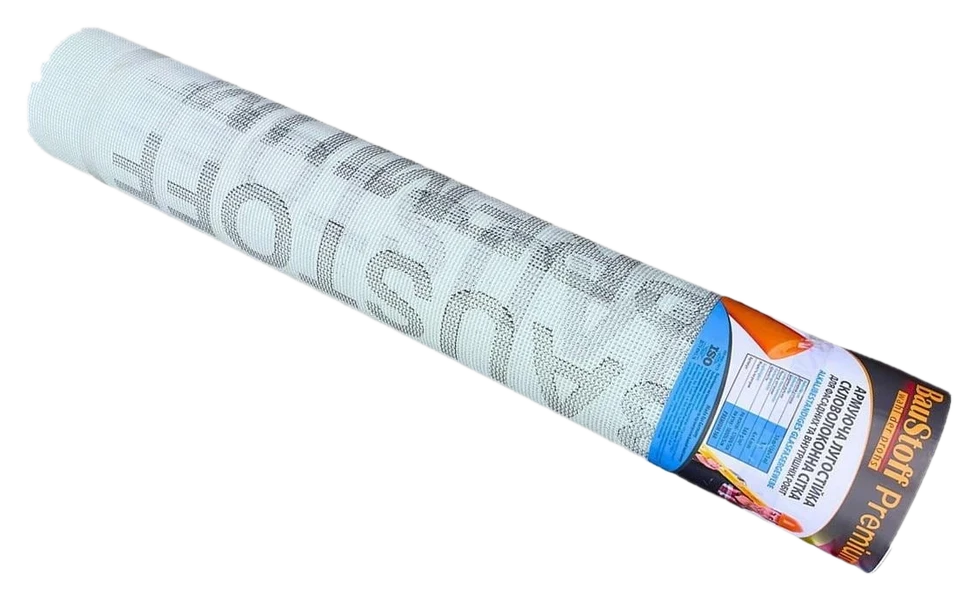 Склосітка штукатурна Baustoff PREMIUM 160, 50 м², біла
