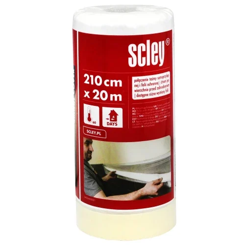 Плівка захисна з клейкою стрічкою Scley 20 м х 210 см