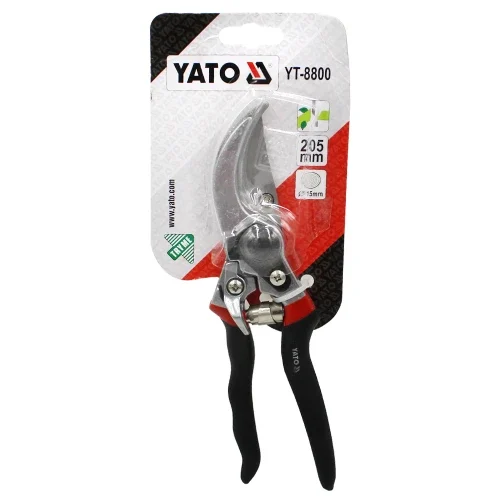 Секатор для гілок YATO 15×205 мм