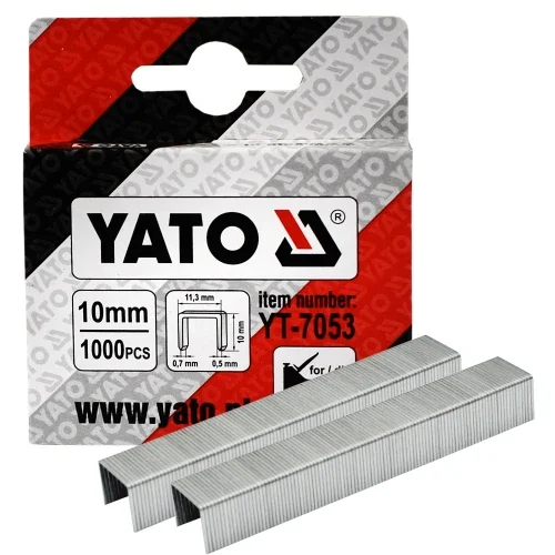 Скоби для ручного степлера YATO 11,2×10 мм 1000 шт
