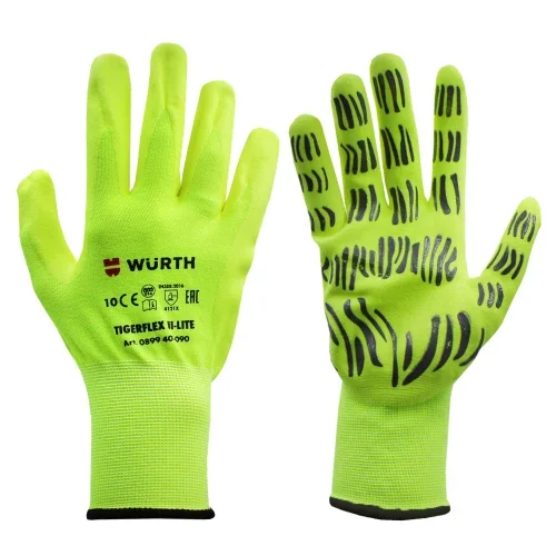 Рукавиці трикотажні робочі захисні WURTH TIGERFLEX HI-LITE 0899403090 XL (10) покриття нітрилове