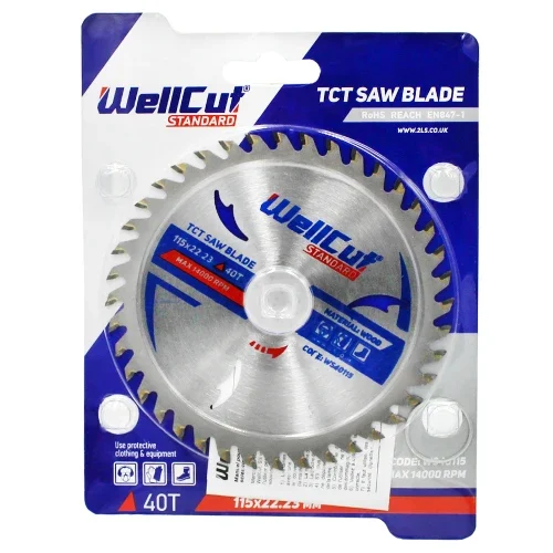 Диск пиляльний WellCut Standard 115×22,23 мм 40Т