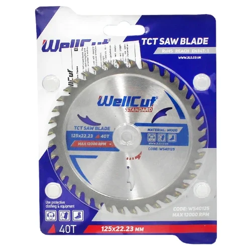 Диск пиляльний WellCut Standard 125×22,23 мм 40Т
