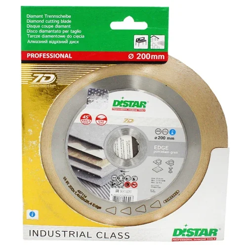 Диск алмазний відрізний DiStar 1A1R Edge 200×1,4×25×25,4 мм суцільний