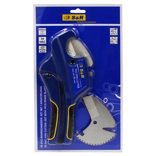 Труборіз для ПВХ труб S&R PVC Pipe Cutter 3-42 мм