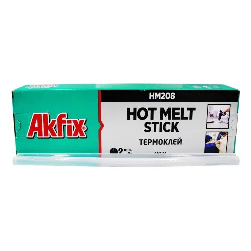 Стержні клейові Akfix HM208 11×300 мм 1 кг 34 шт прозорі