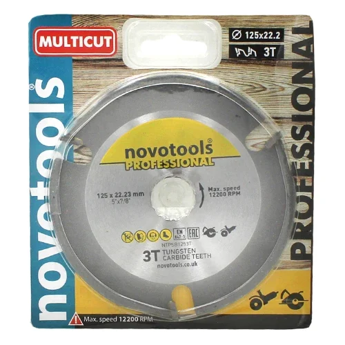 Диск пиляльний NovoTools Profesional 125×22,23 мм 3Т