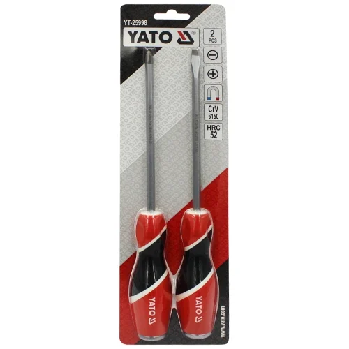 Набір викруток ударних YATO 2 шт (SL6, PH2)