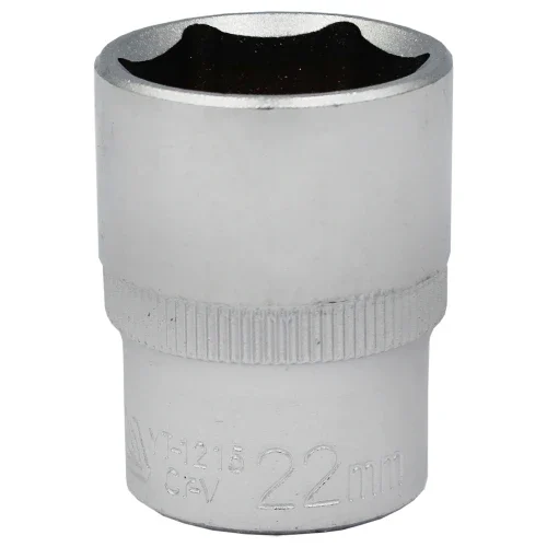 Головка торцева шестигранна YATO 1/2" 22 мм Cr-V