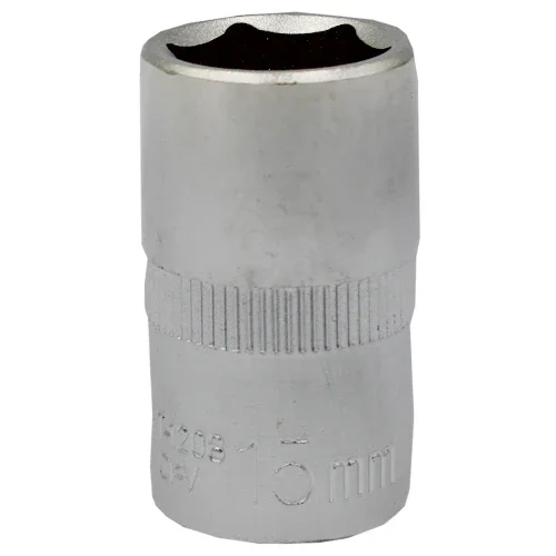 Головка торцева шестигранна YATO 1/2" 15 мм Cr-V