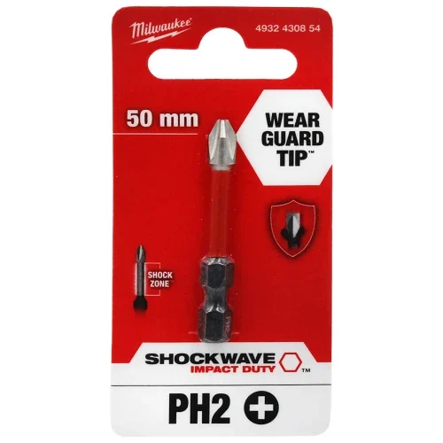 Біта MILWAUKEE SHOCKWAVE РН2×50 мм