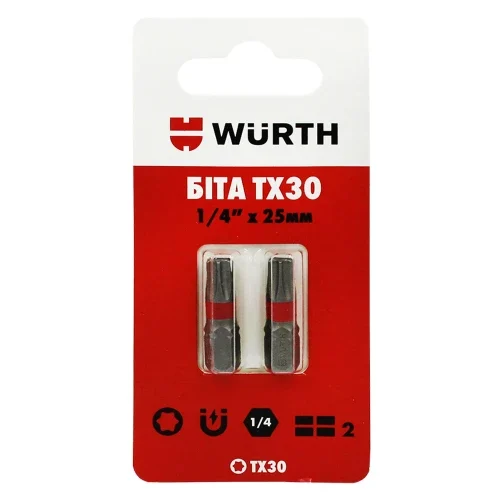 Біта WURTH ТХ30×25 мм 2 шт