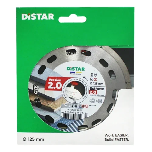 Диск алмазний відрізний DiStar 1A1R Esthete 2.0 125×1,1/0,9×6×22,23 мм суцільний