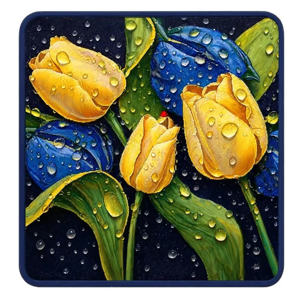 Килимок універсальний Tulips 58*58 см діатомітовий