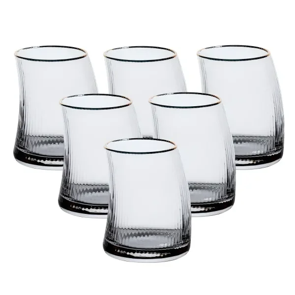 Набір склянок Sail 6 штук по 400 мл, прозорий