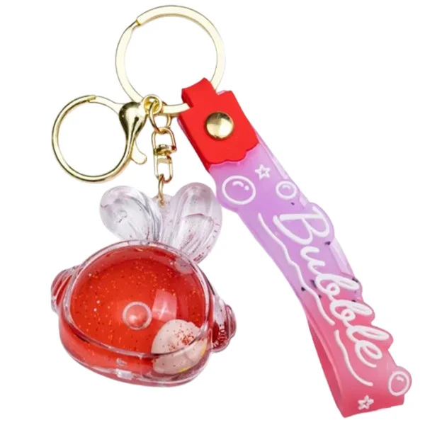 Брелок для ключів Bubble 5*5,5 см, червоний