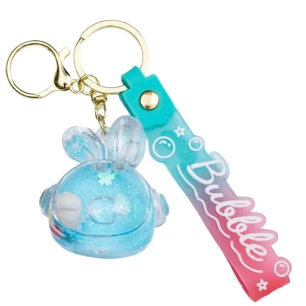 Брелок для ключів Bubble 5*5,5 см, блакитний