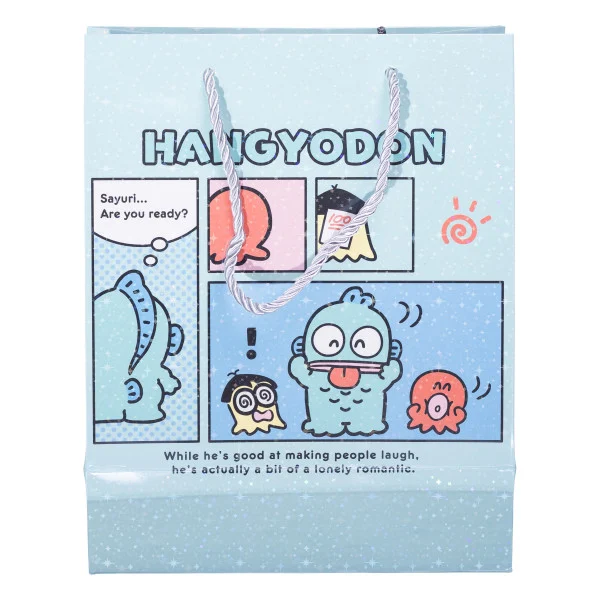 Подарунковий пакет Hangidon 19*9.5*24.5 см 12 штук в упаковці, блакитний