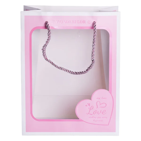Подарунковий пакет Love 18*10*23 см 12 штук в упаковці