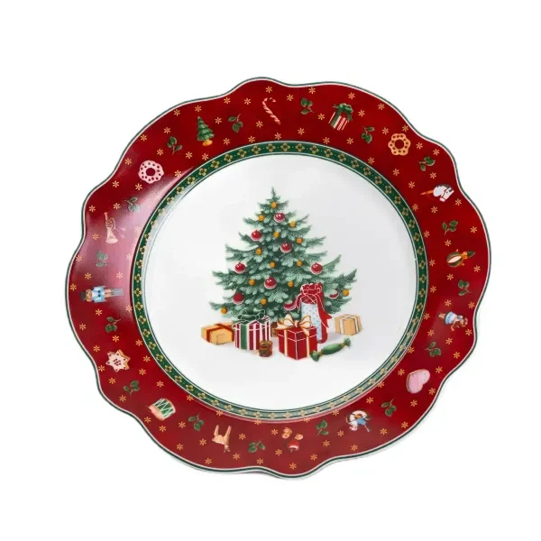 Тарілка десертна Christmas порцелянова 21 см