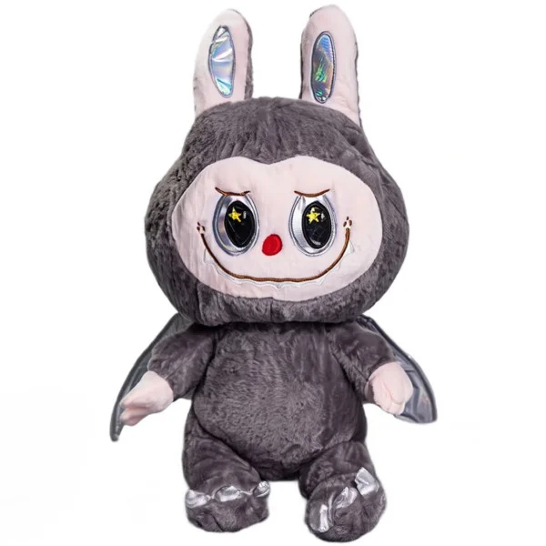 Подушка-іграшка LABUBU Grey Dragon з пледом 100*180 см