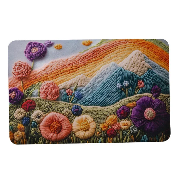 Килимок діатомітовий з 3D-ефектом Sunset Meadow 58*38 см універсальний