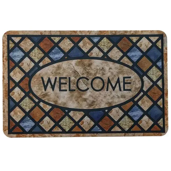 Килимок придверний Framed Welcome 58*38 см діатомітовий
