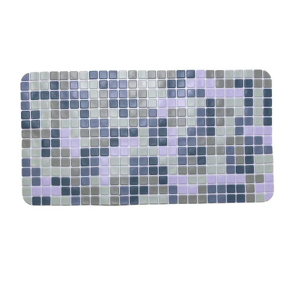 Килимок для ванни Clean Mosaic 65*35 см силіконовий, синій