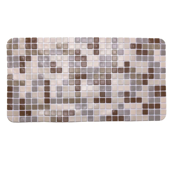 Килимок для ванни Clean Mosaic 65*35 см силіконовий, коричневий
