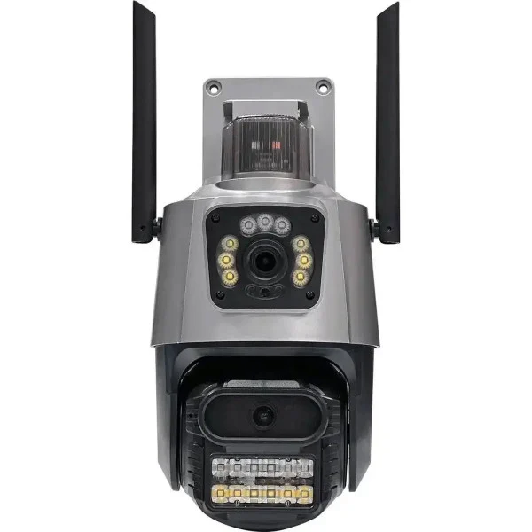 Камера відеоспостереження PTZ P11-QQ6 6MP Wi-Fi IP вулична 2 об’єктиви 3.6 мм поворотна