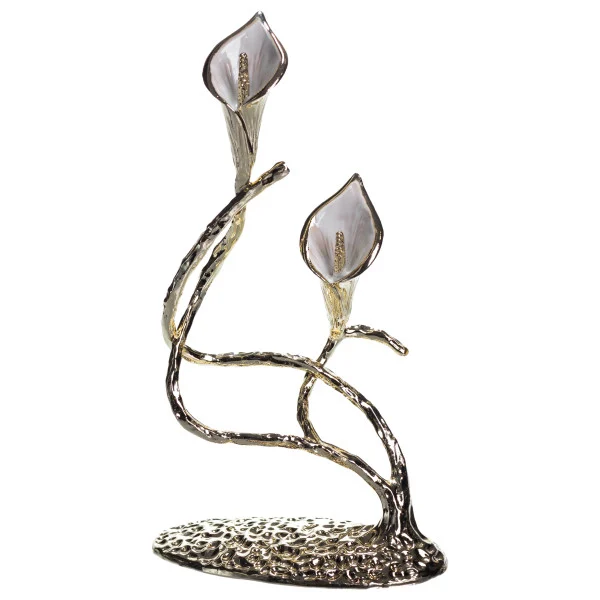 Статуетка Calla Lilies 14*8*25 см металева